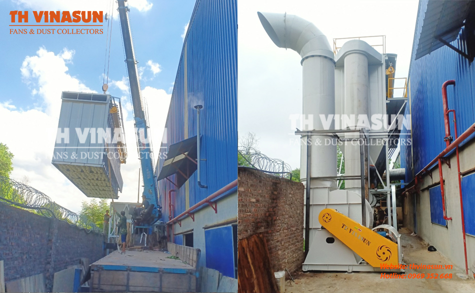 Hệ thống xử lý, hút lọc bụi của Th Vinasun