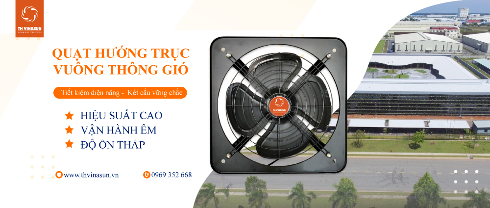 Quạt hướng trục thông gió vuông VNS-LS-No