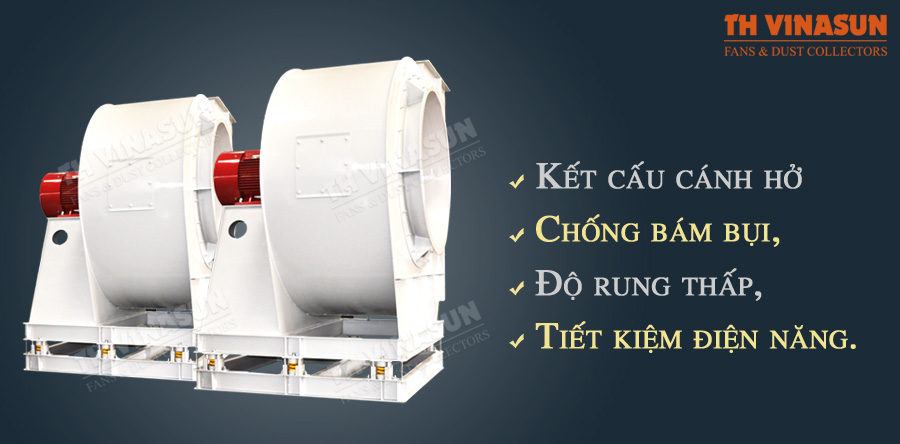 Quạt ly tâm được thiết kế bền đẹp, chắc chắn, giúp tiết kiện điện năng