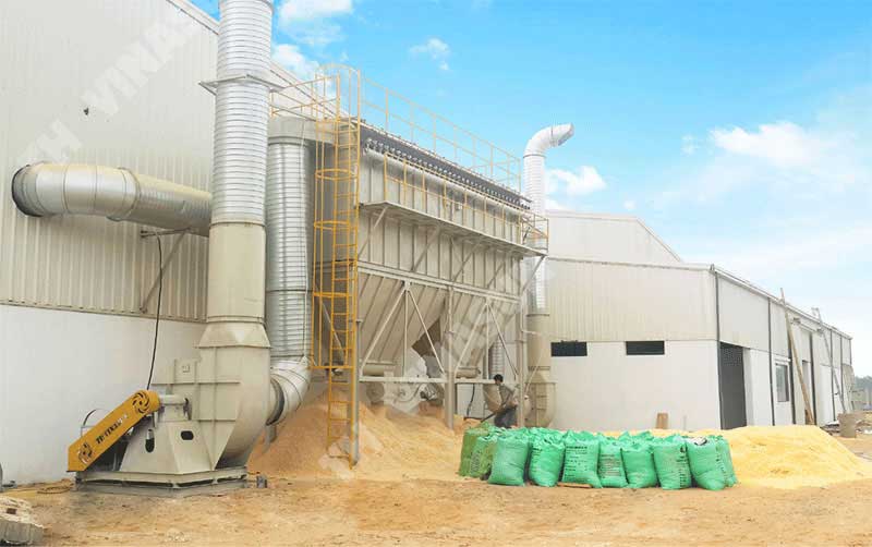 Hệ thống hút lọc bụi gỗ Tasa Group - do TH Vinasun sản xuất và lắp đặt