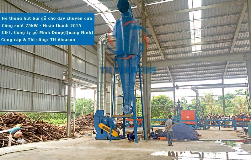 Công ty gỗ Minh Dũng (Quảng Ninh – hệ thống hút bụi gỗ)