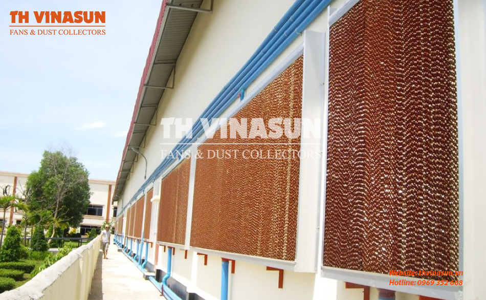 tam-lam-mat-cooling-pad-tphcm hệ thống làm mát nhà xưởng bằng tấm cooling pad