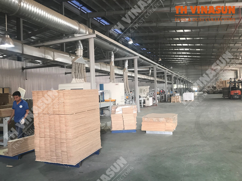 Hút bụi nhà máy gỗ ván sàn Linwood