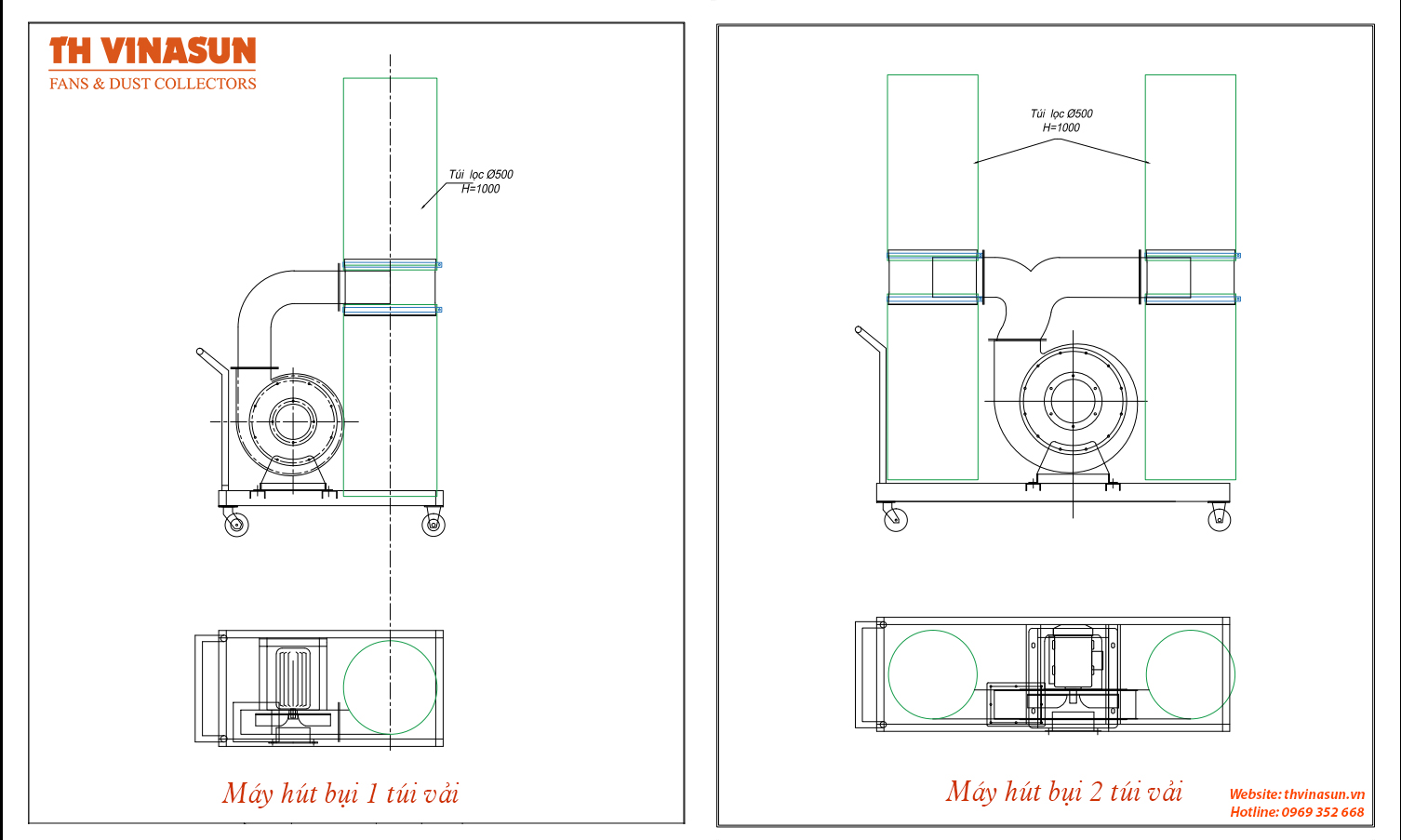 may-hut-bui-di-dong Bản vẽ kỹ thuật máy hút bụi di động