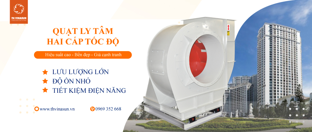 quat-ly-tam-2-toc-do-truc-tiep Quạt ly tâm hai cấp tốc độ tăng áp hút khói VNS-CF4-NoT