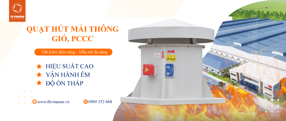 Quạt thông gió mái nhà, hút khói PCCC VNS-AFR-NOT