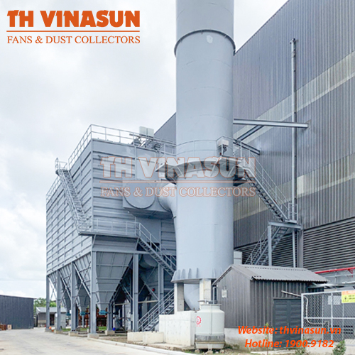 Hệ thống xử lý bụi lò nung sắt, nhôm, đồng