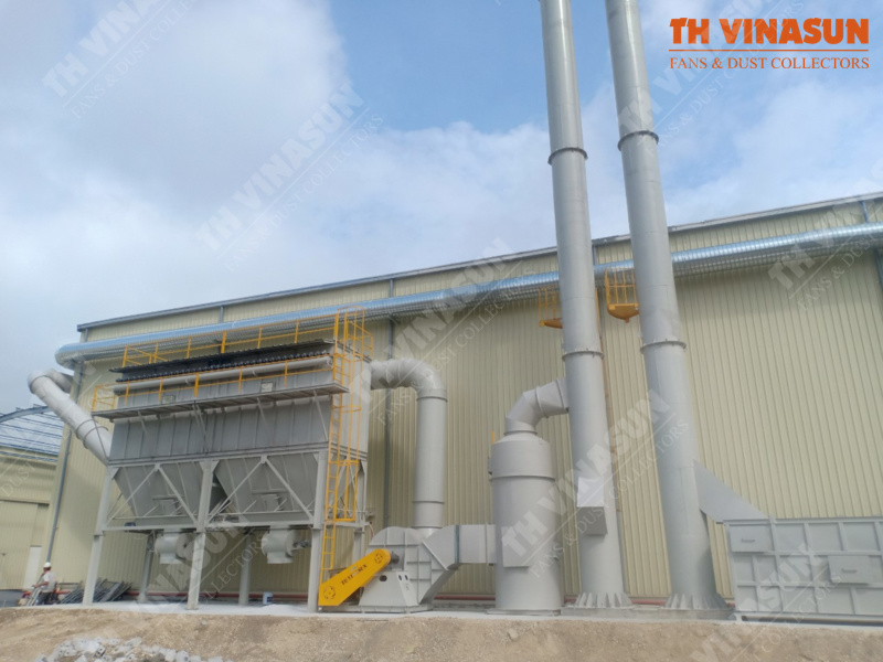 Xử lý bụi nhà máy đá tập đoàn Casablanca