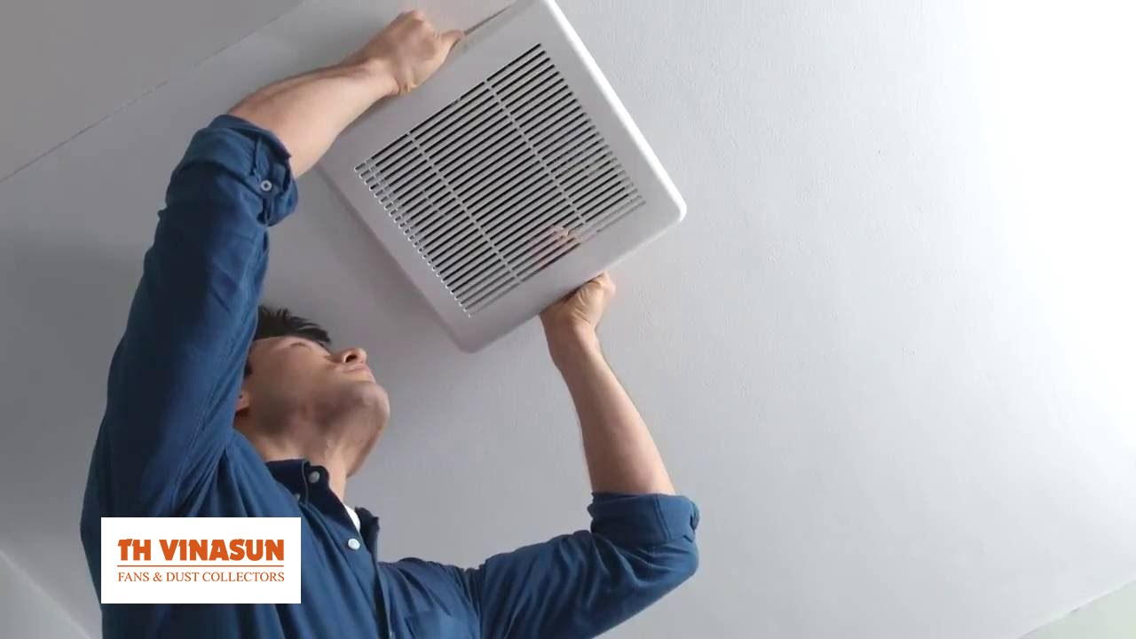 Cách lắp quạt hút gắn tường công nghiệp đúng cách