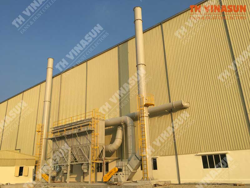 Xử lý bụi nhà máy đá tập đoàn  -1