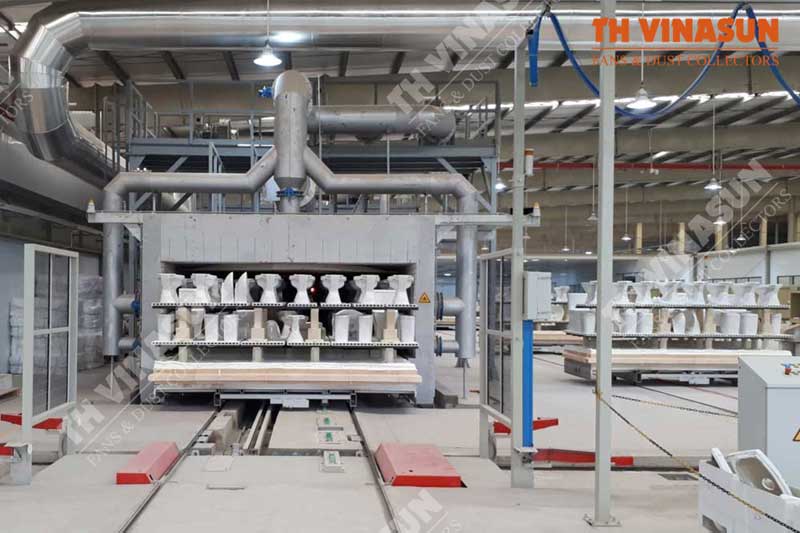 Xử lý bụi và thông gió nhà máy gốm sứ Hảo Cảnh
