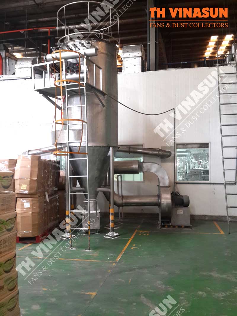 xử lý bụi nhà máy thực phẩm