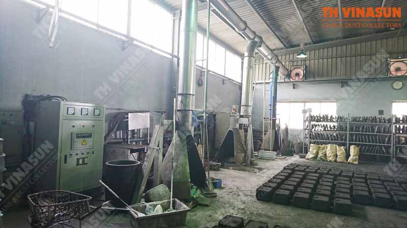 xử lý bụi nhà máy đá