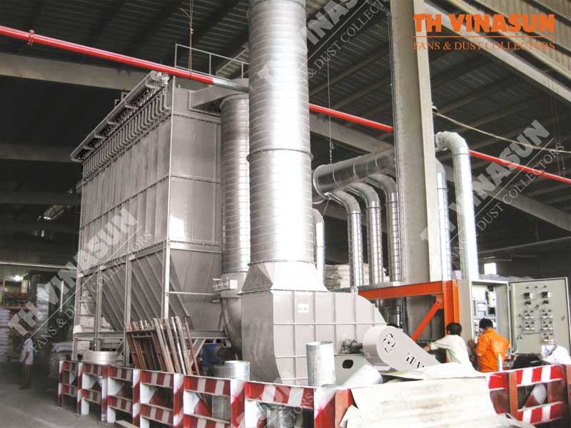 xử lý bụi nhà máy thức ăn chăn nuôi proconco