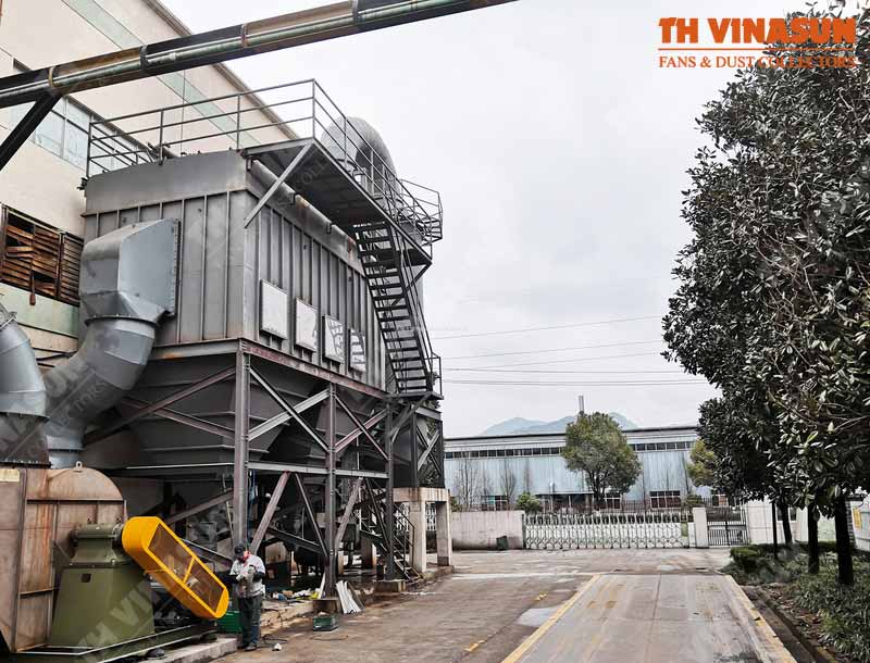 xử lý bụi nhà máy tôn Hoa Sen
