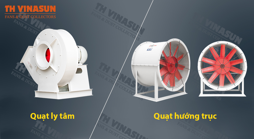 so-sanh-quat-ly-tam-va-quat-huong-truc so sánh quạt ly tâm và quạt hướng trục