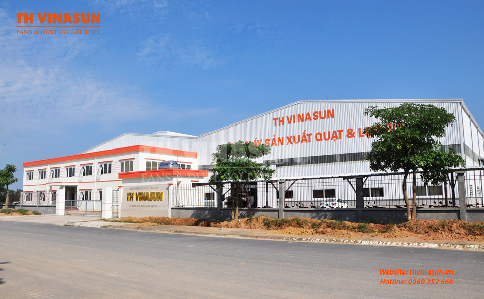 Nhà máy sản xuất quạt CN và hệ thống xử lý bụi Th Vinasun