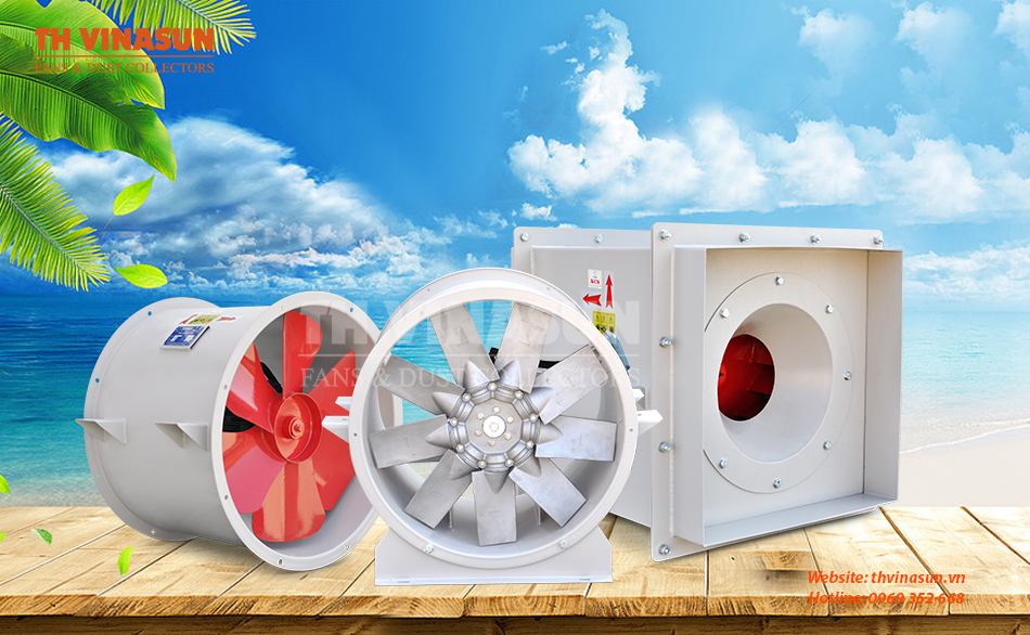 quạt cấp gió tươi nối ống gió