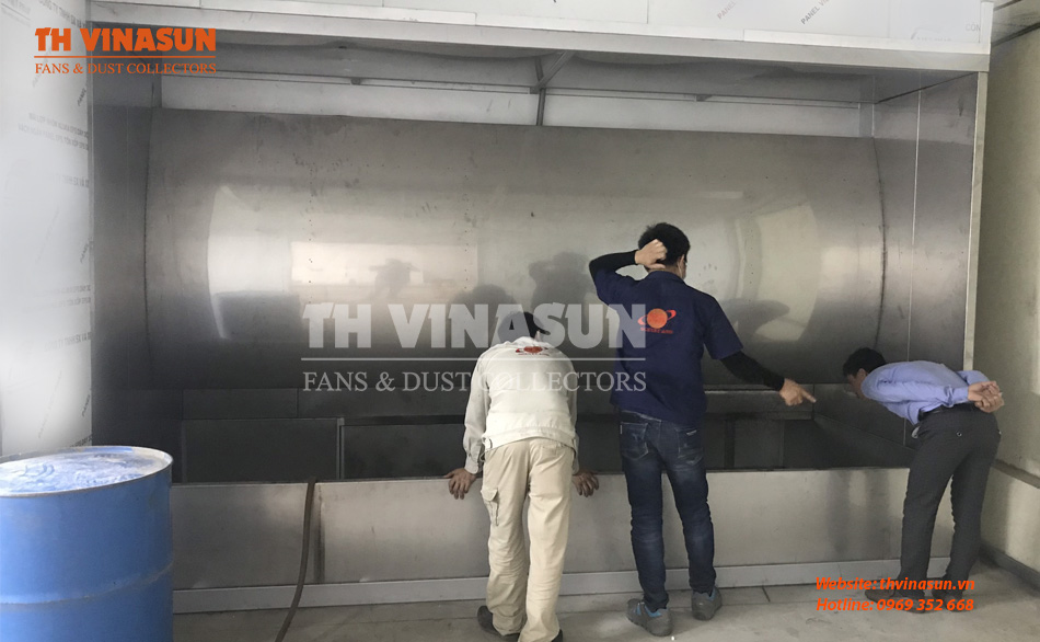 he-thong-hut-mui-son Hệ thống xử lý khí thải bụi sơn