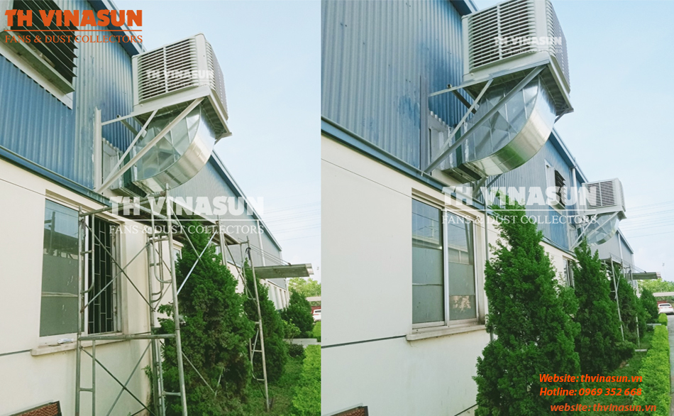 máy làm mát nhà xưởng bằng hơi nước