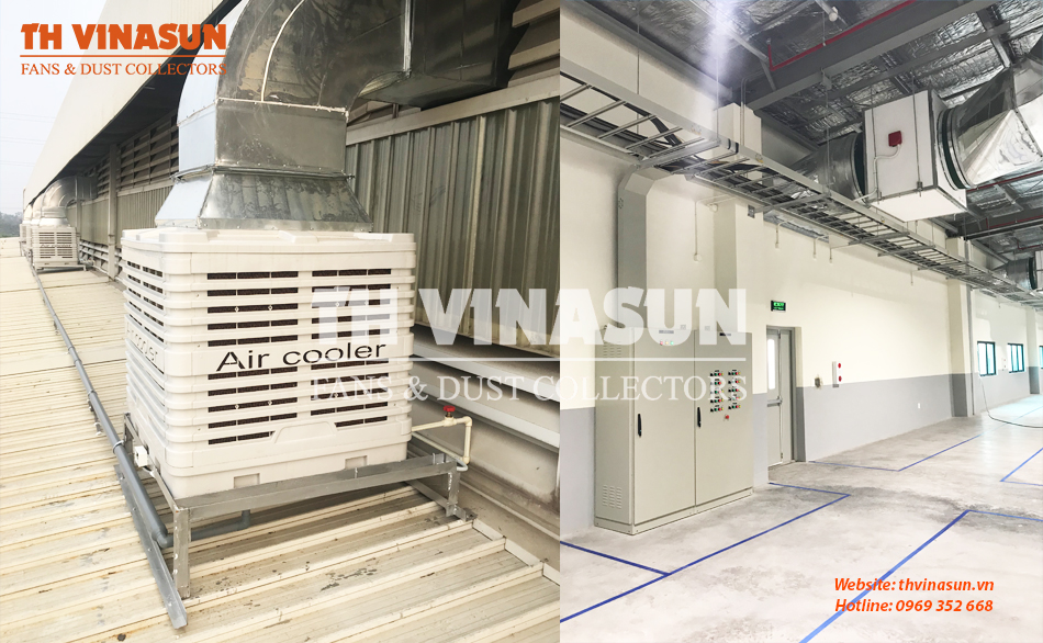 máy làm mát nhà xưởng bằng hơi nước
