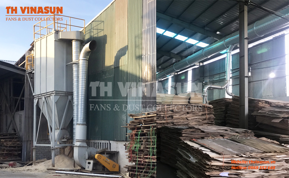 he-thong-hut-bui-go Quạt công nghiệp hệ thống hút bụi