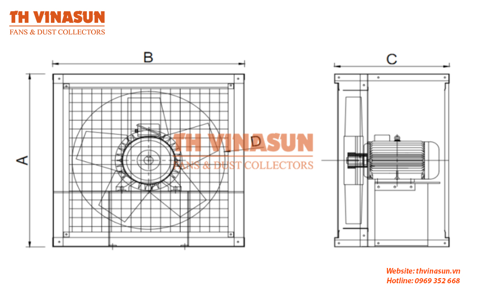 quat-thong-gio-cong-nghiep-400-400 Bản vẽ kỹ thuật quạt quạt thông gió công nghiệp vuông