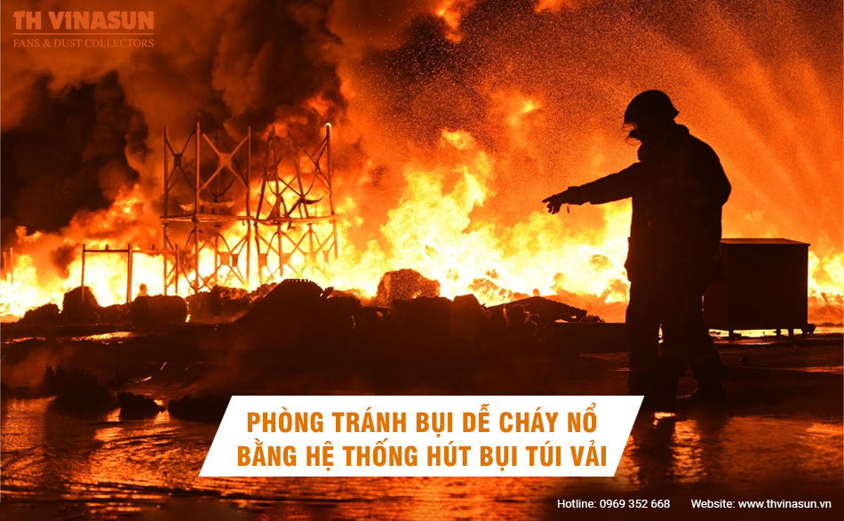 Phòng tránh bụi dễ cháy nổ bằng hệ thống hút bụi túi vải
