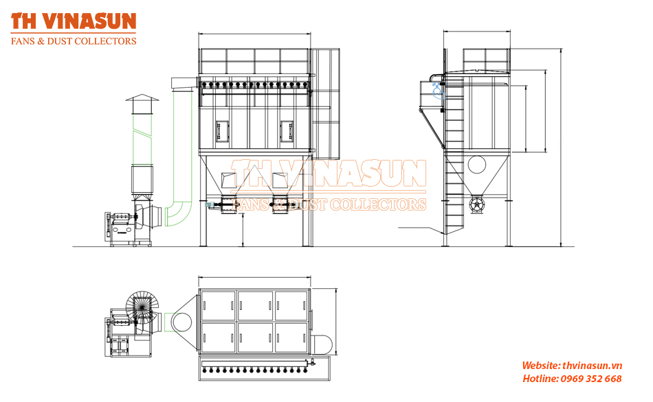 lắp đặt hệ thống hút bụi