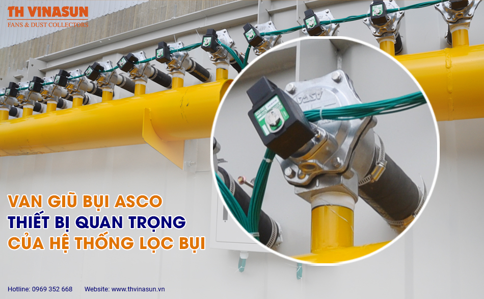 Van giũ bụi Asco – Thiết bị quan trọng của hệ thống lọc bụi