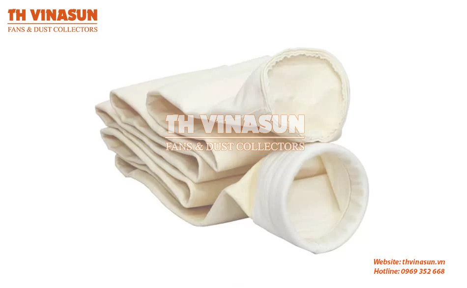 may-hut-bui-go-cong-nghiep túi lọc bụi polyester