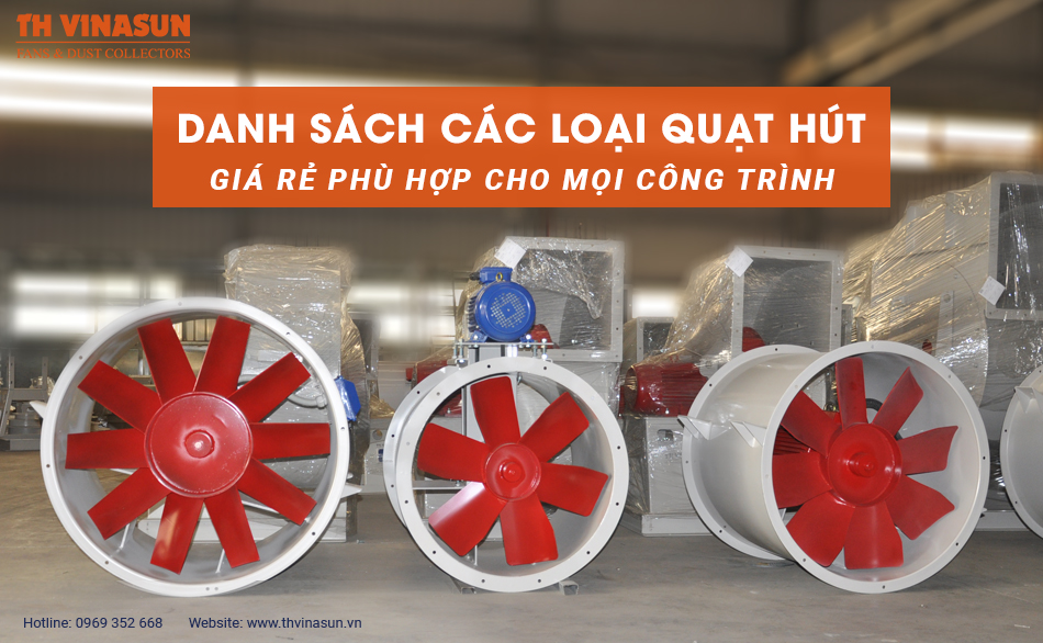 Danh sách các loại quạt hút giá rẻ phù hợp cho mọi công trình