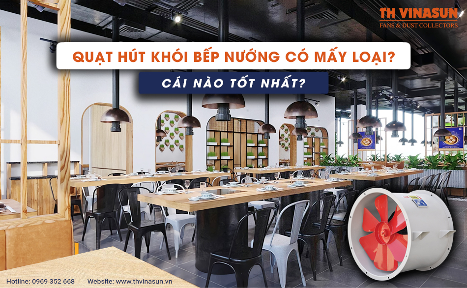 Quạt hút khói bếp nướng có mấy loại? Cái nào tốt nhất?