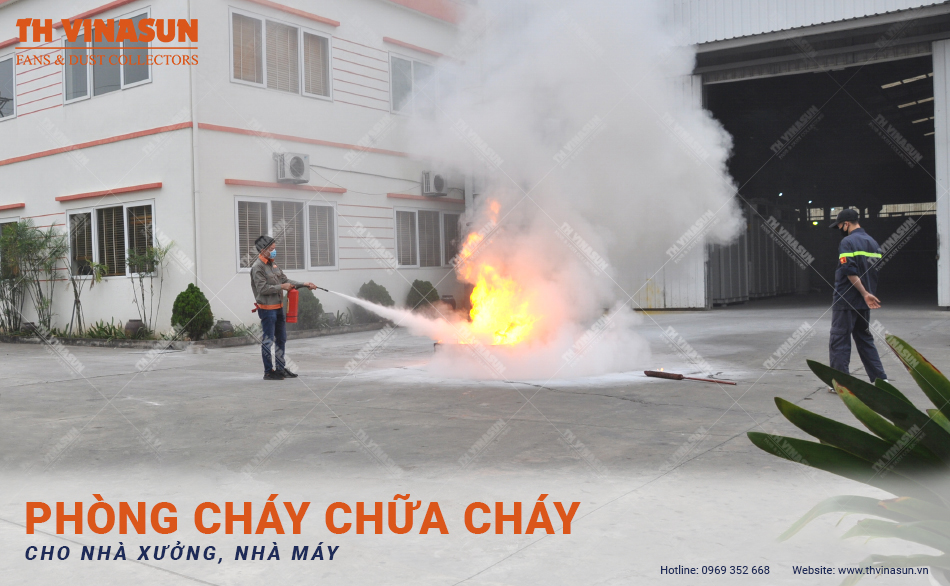 Phòng cháy chữa cháy cho nhà xưởng, nhà máy