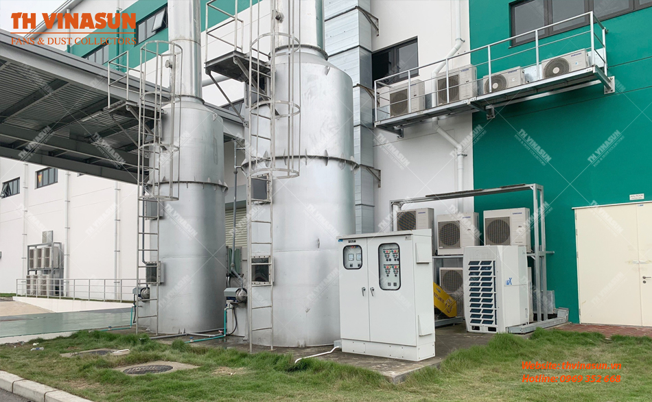 Hệ thống xử lý khí thải ở Hải Dương