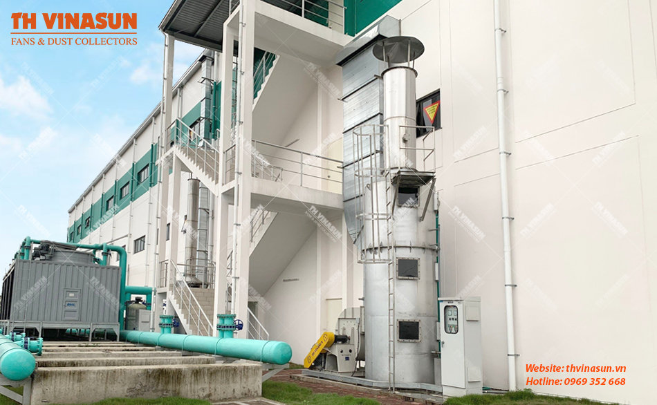 Hệ thống xử lý khí thải ở Hải Dương