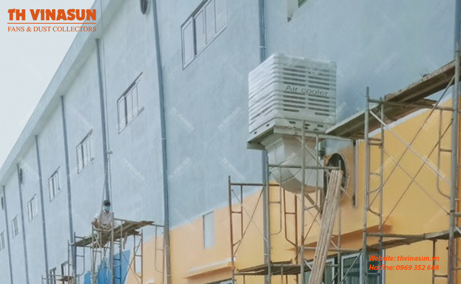 Hệ Thống máy làm mát công ty sản xuất nhựa Hưng Yên