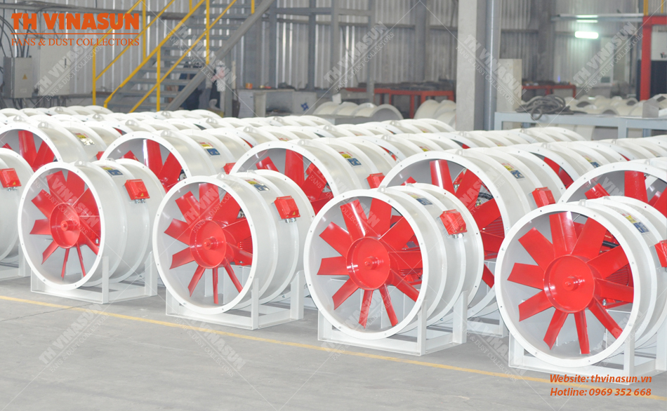 Quạt PCCC cho dự án nhà máy Quanta