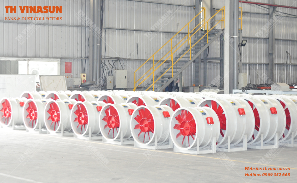 Quạt PCCC cho dự án nhà máy Quanta