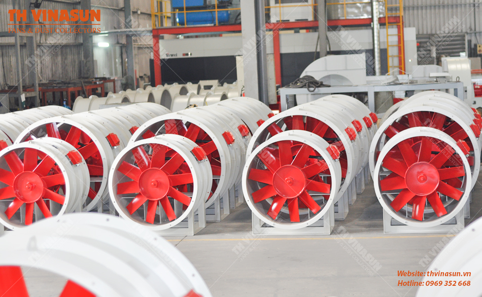 Quạt PCCC cho dự án nhà máy Quanta