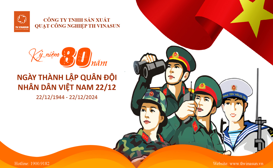 Chào Mừng Kỷ Niệm 80 Năm Ngày Thành Lập Quân Đội Nhân Dân Việt Nam (22/12/1944 – 22/12/2024)