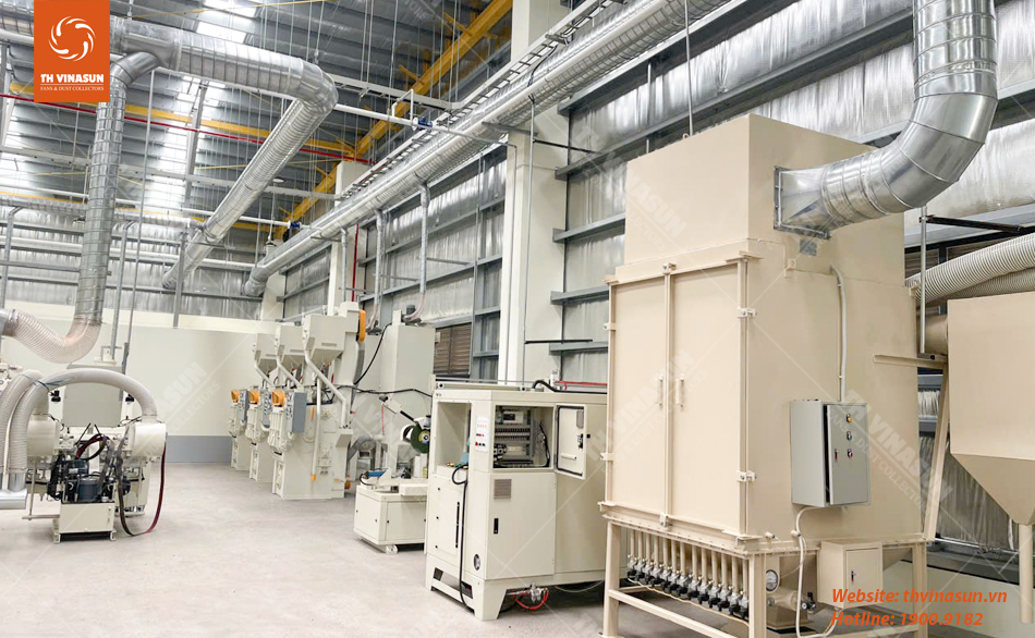 th-vinasun Hệ thống lọc bụi cho nhà máy Nhật Bản