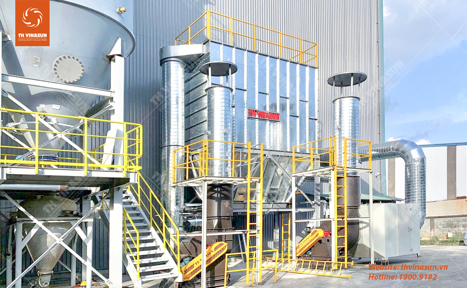 Th-vinasun Dự án hệ thống lọc bụi cho nhà máy thép tại Vũng Tàu