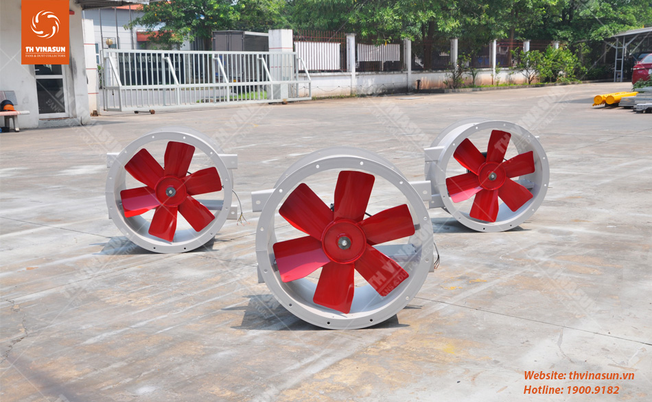 Th-vinasun Quạt hướng trục nhà máy nhựa Quảng Ninh