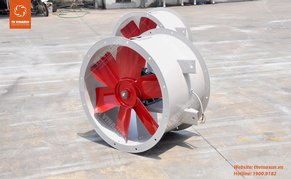 th-vinasun Quạt hướng trục nhà máy nhựa Quảng Ninh