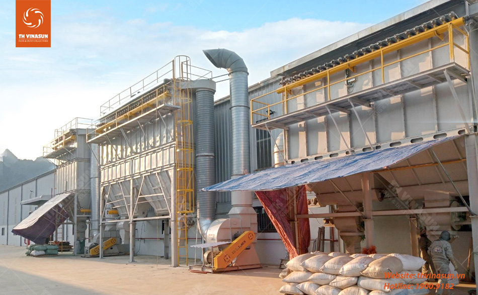 th-vinasun Hệ thống lọc bụi nhà máy thức ăn chăn nuôi