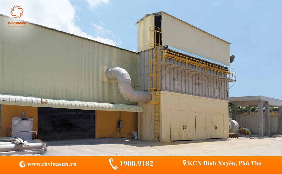 th-vinasun Triển khai dự án hút bụi nhà máy gạch tại Quảng Nam