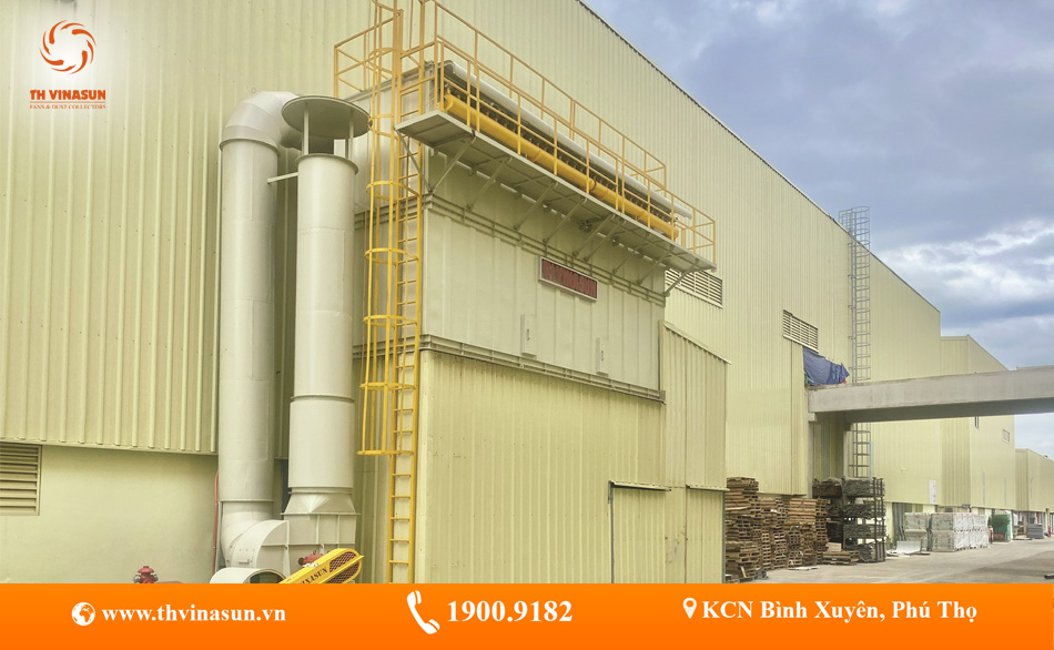 th-vinasun Dự Án Hệ Thống Hút Bụi Nhà Máy Gạch tại Vĩnh Phúc