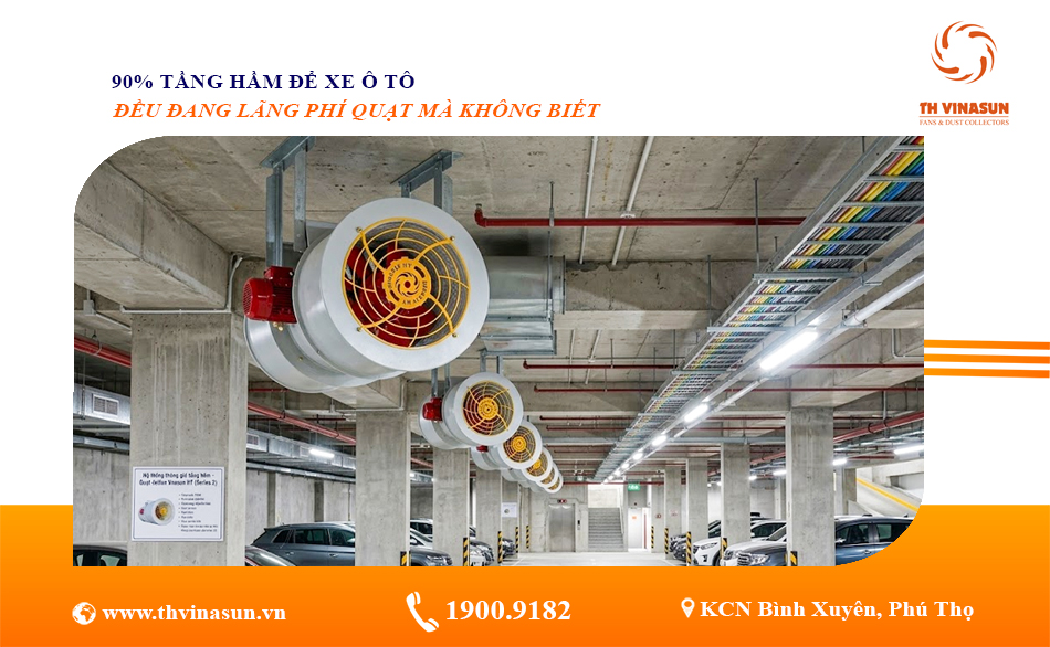 90% Tầng Hầm Để Xe Ô Tô Đều Đang Lãng Phí Quạt Mà Không Biết